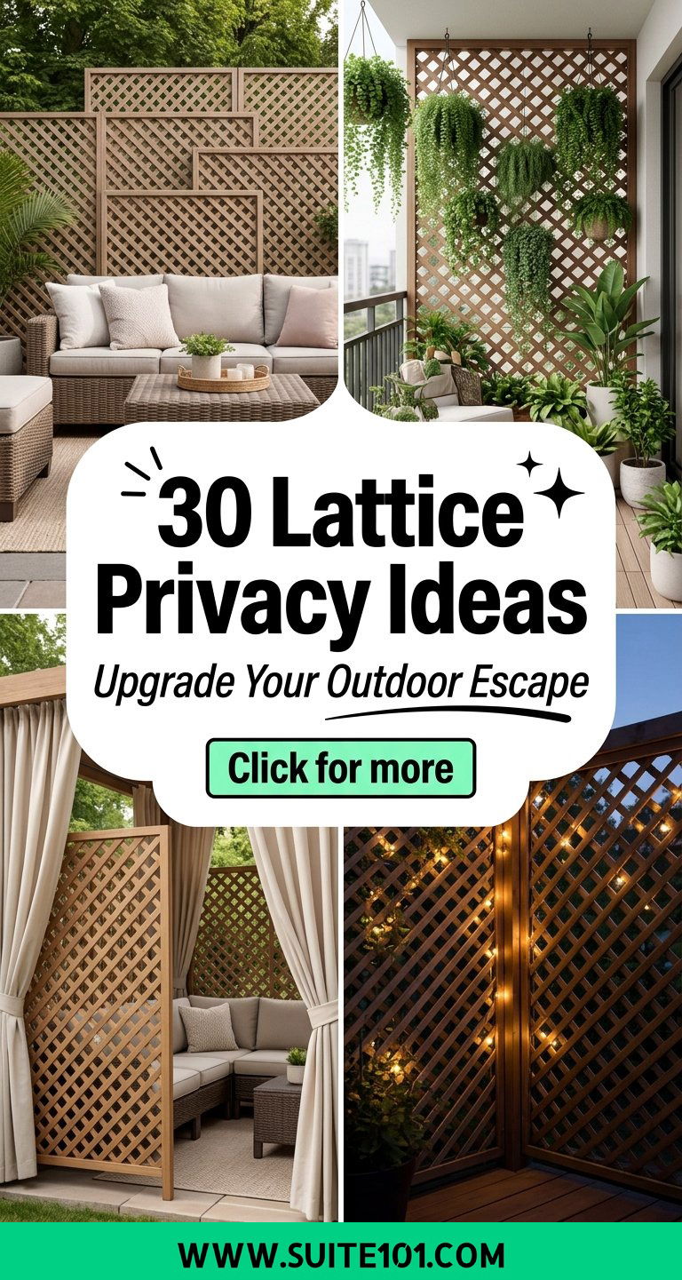 30 Lattice Privacy Ideas To Upgrade Your Outdoor Escape - 30 Lattice Privacy Ideas To Upgrade Your Outdoor Escape