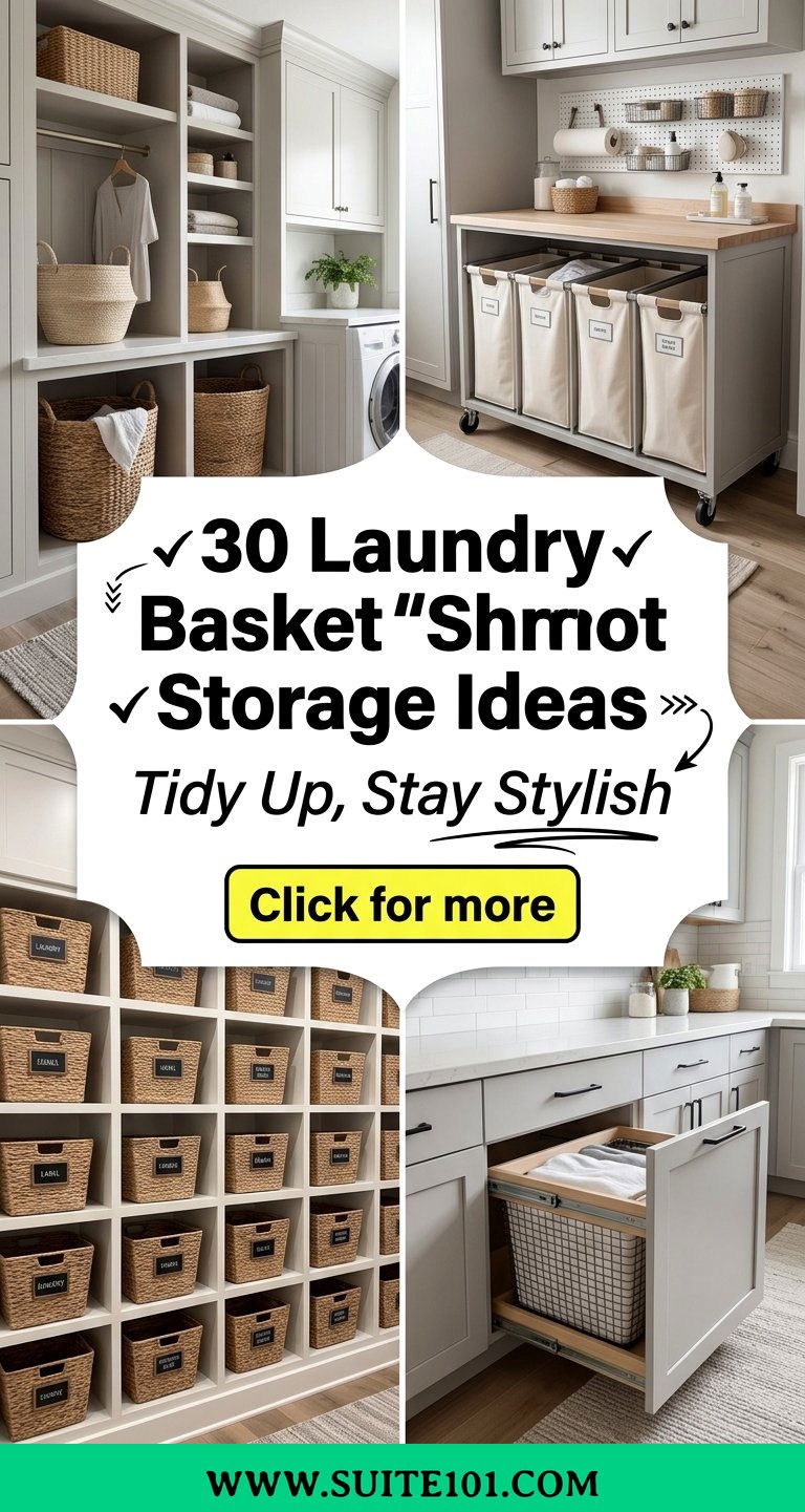 30 Laundry Basket Storage Ideas To Tidy Up And Stay Stylish - 30 Laundry Basket Storage Ideas To Tidy Up And Stay Stylish