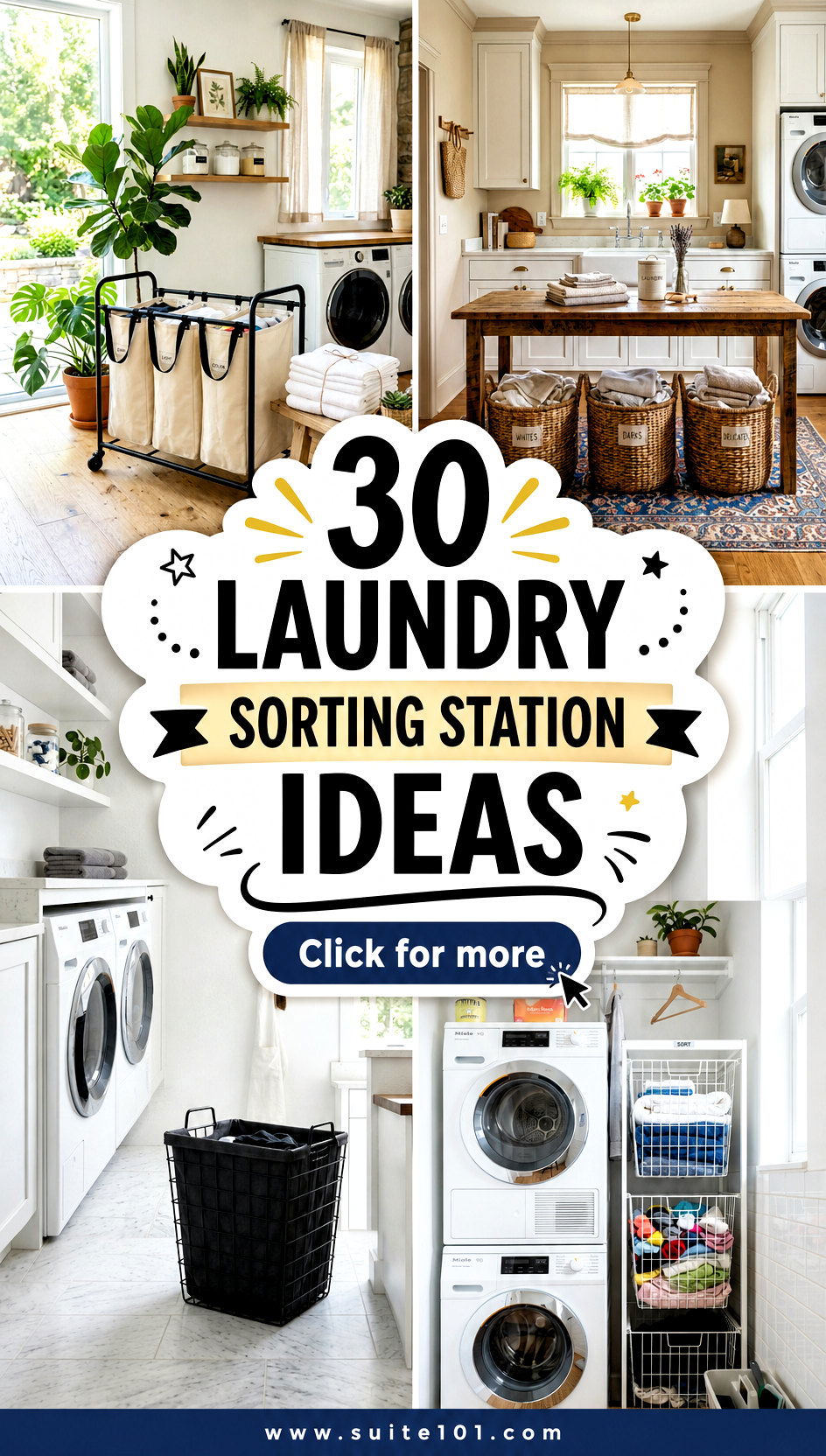 30 Laundry Sorting Station Ideas for a Cleaner Faster Routine - 30 Laundry Sorting Station Ideas for a Cleaner, Faster Routine