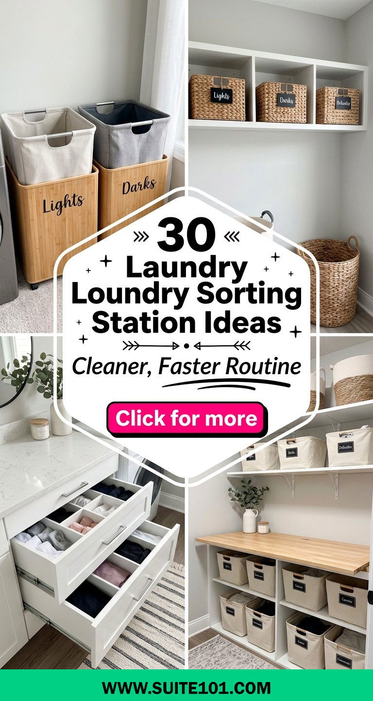 30 Laundry Sorting Station Ideas for a Cleaner Faster Routine - 30 Laundry Sorting Station Ideas for a Cleaner, Faster Routine
