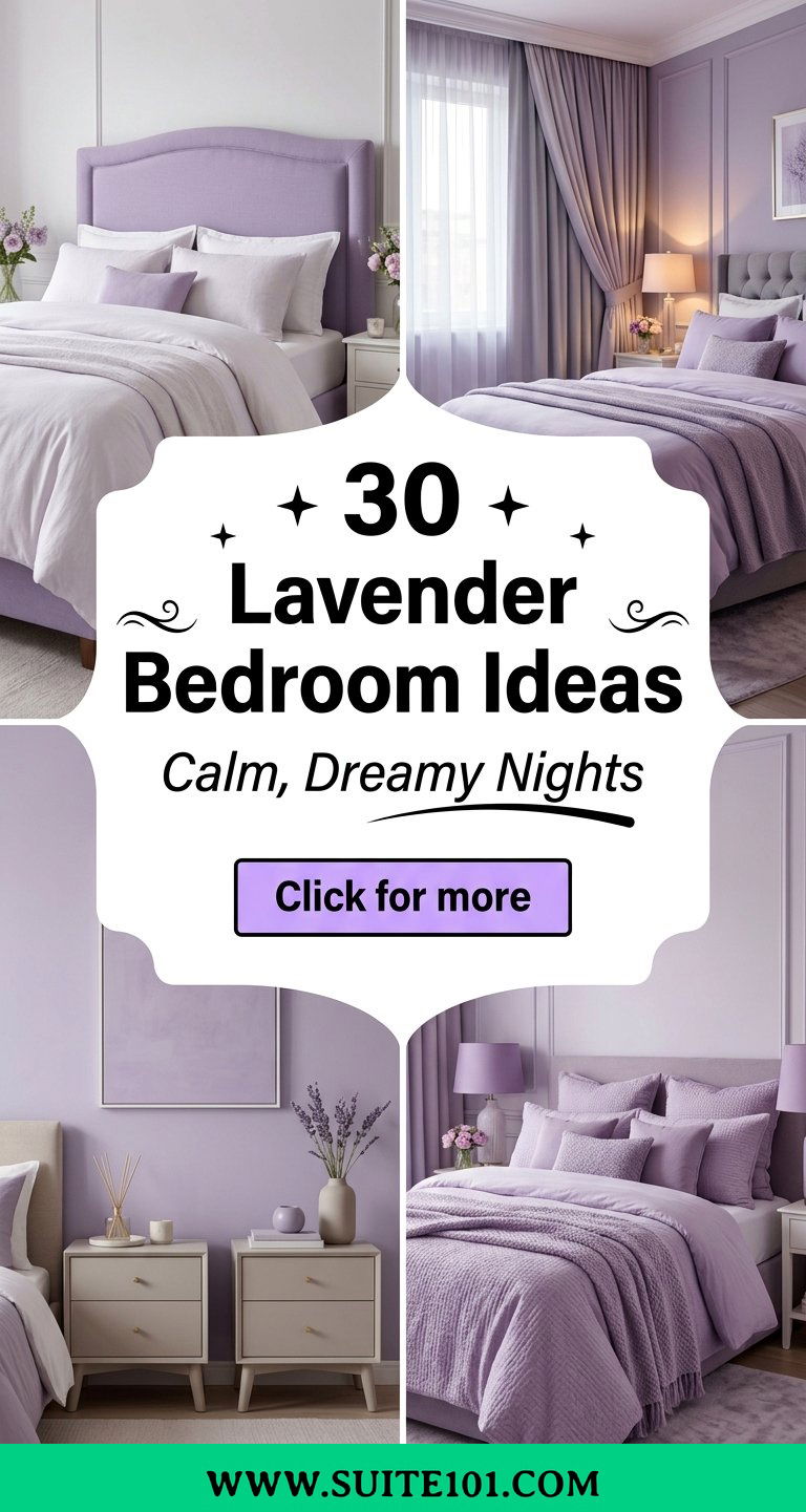 30 Lavender Bedroom Ideas for Calm Dreamy Nights at Home - 30 Lavender Bedroom Ideas for Calm, Dreamy Nights at Home