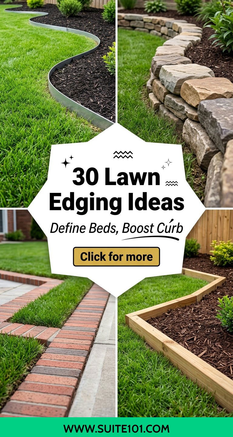 30 Lawn Edging Ideas to Define Beds and Boost Curb Appeal - 30 Lawn Edging Ideas to Define Beds and Boost Curb Appeal