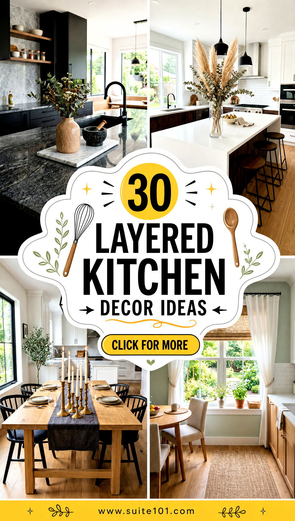 30 Layered Kitchen Decor Ideas to Make Your Space Feel Finished - 30 Layered Kitchen Decor Ideas to Make Your Space Feel Finished