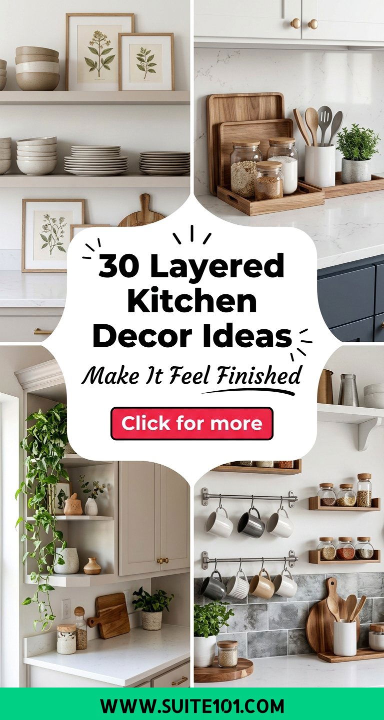 30 Layered Kitchen Decor Ideas to Make Your Space Feel Finished - 30 Layered Kitchen Decor Ideas to Make Your Space Feel Finished