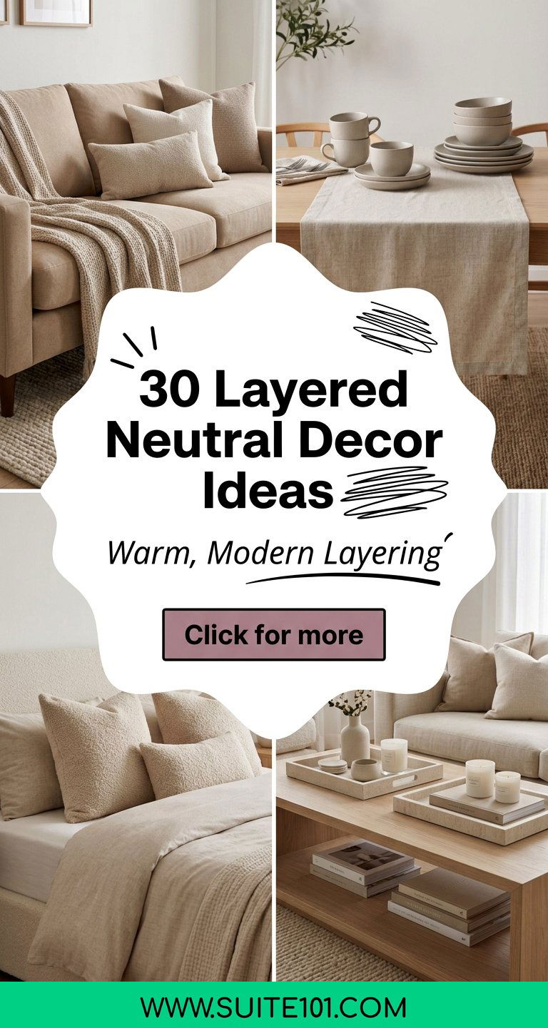 30 Layered Neutral Decor Ideas for Warm Modern Style Fast - 30 Layered Neutral Decor Ideas for Warm, Modern Style Fast