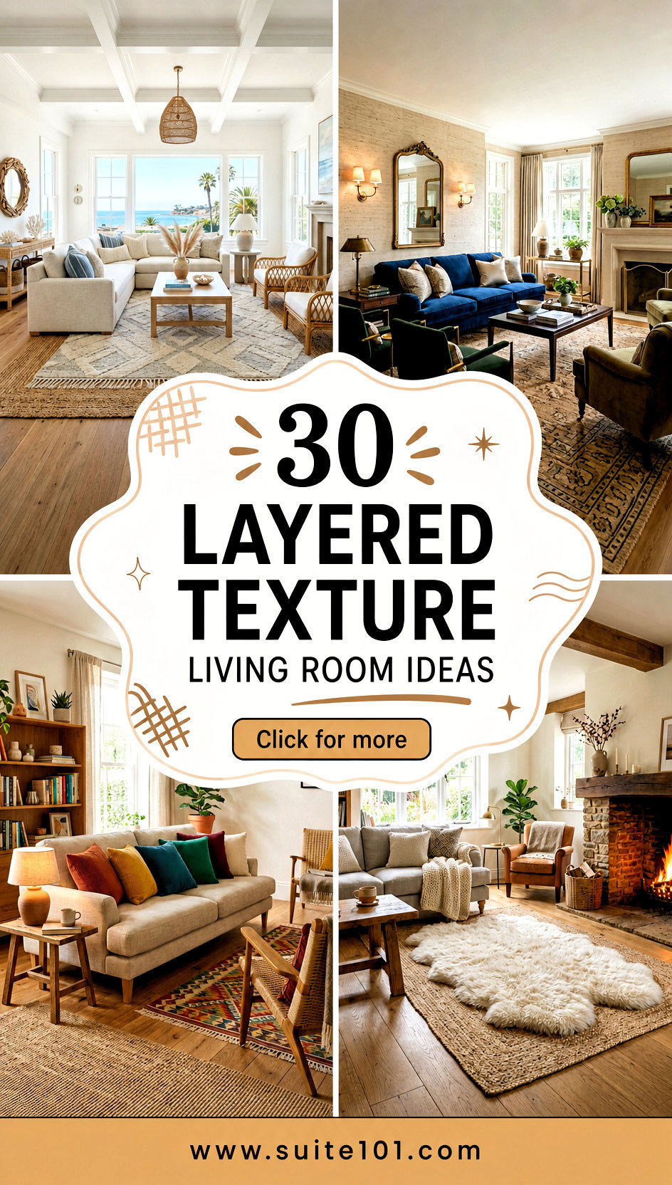30 Layered Texture Living Room Ideas for Cozy Depth and Style - 30 Layered Texture Living Room Ideas for Cozy Depth and Style