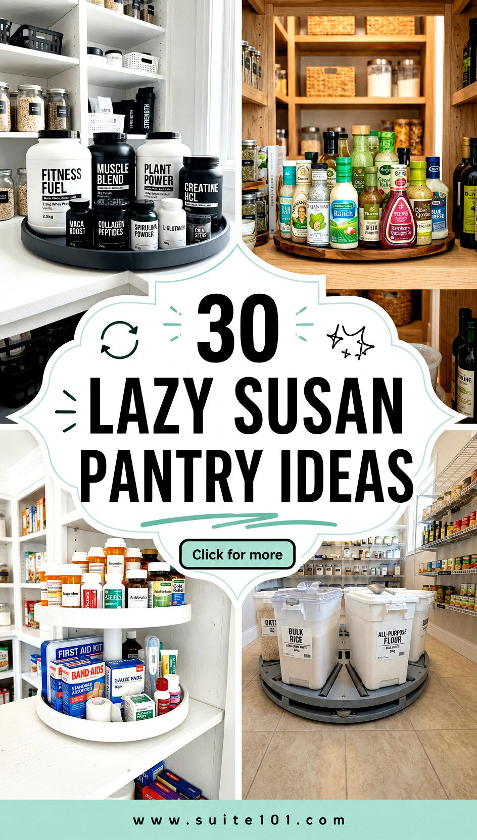 30 Lazy Susan Pantry Ideas for Neat Easy Access Storage - 30 Lazy Susan Pantry Ideas for Neat, Easy Access Storage