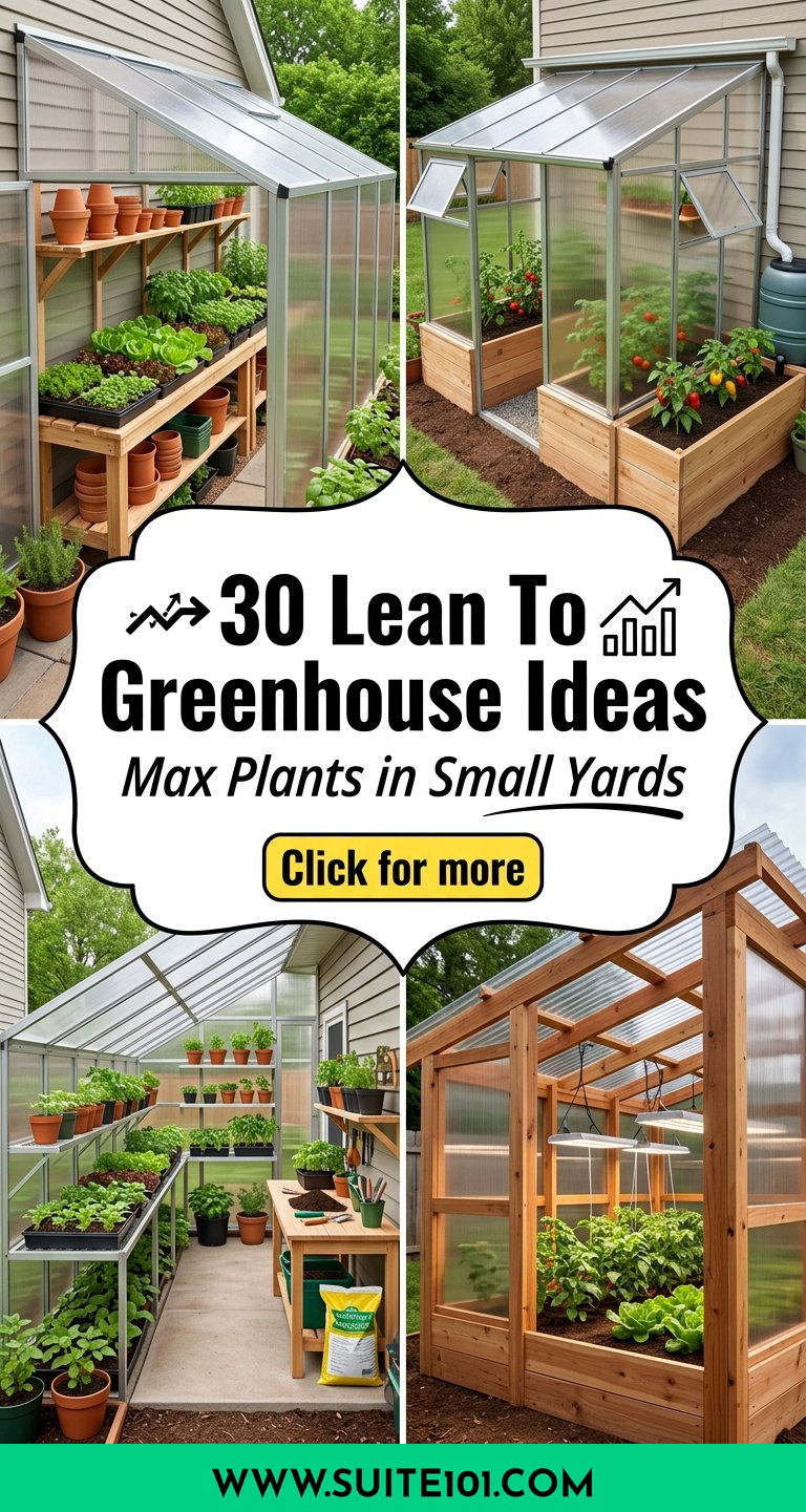 30 Lean To Greenhouse Ideas to Grow More in Tight Spaces - 30 Lean To Greenhouse Ideas to Grow More in Tight Spaces
