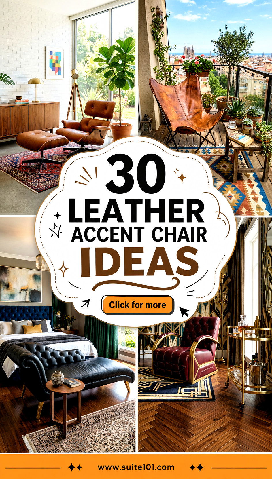30 Leather Accent Chair Ideas to Elevate Any Living Room - 30 Leather Accent Chair Ideas to Elevate Any Living Room