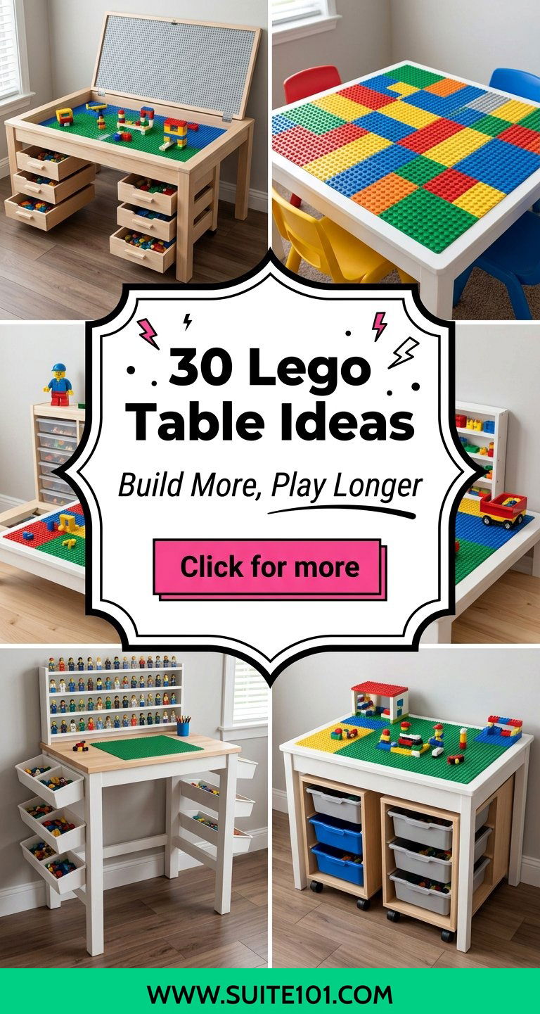30 Lego Table Ideas for Creative Play Spaces Kids Love Everyday - 30 Lego Table Ideas for Creative Play Spaces Kids Love Everyday