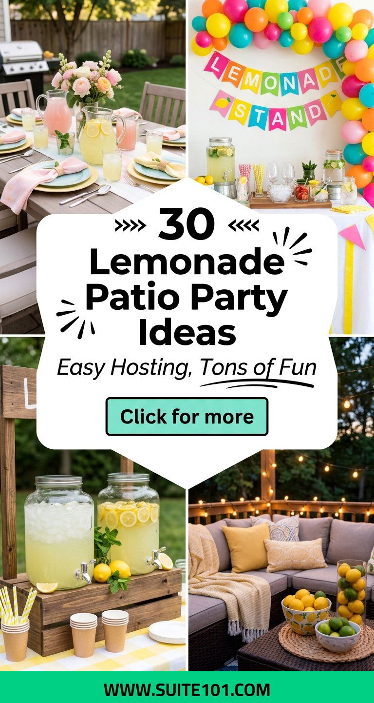 30 Lemonade Patio Party Ideas for Easy Outdoor Hosting Wins - 30 Lemonade Patio Party Ideas for Easy Outdoor Hosting Wins
