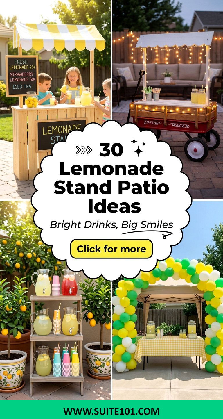 30 Lemonade Stand Patio Ideas for a Showstopping Setup Today - 30 Lemonade Stand Patio Ideas for a Showstopping Setup Today
