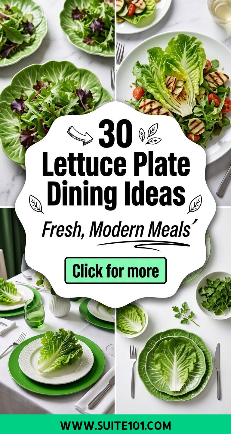 30 Lettuce Plate Dining Ideas for Fresh Modern Meals at Home - 30 Lettuce Plate Dining Ideas for Fresh, Modern Meals at Home