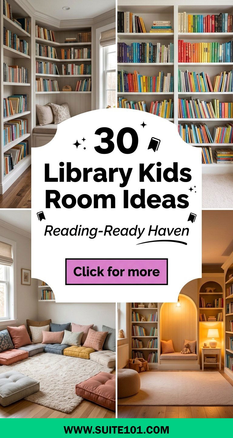 30 Library Kids Room Ideas to Create a Reading-Ready Haven - 30 Library Kids Room Ideas to Create a Reading-Ready Haven