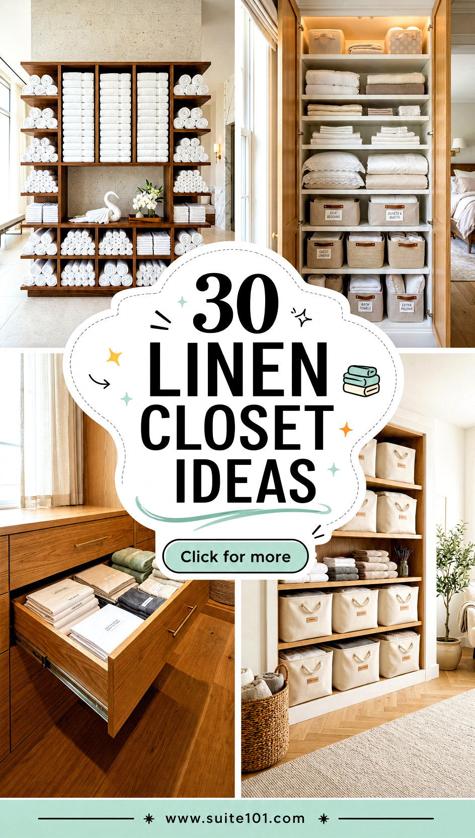 30 Linen Closet Ideas to Maximize Storage Without Clutter - 30 Linen Closet Ideas to Maximize Storage Without Clutter