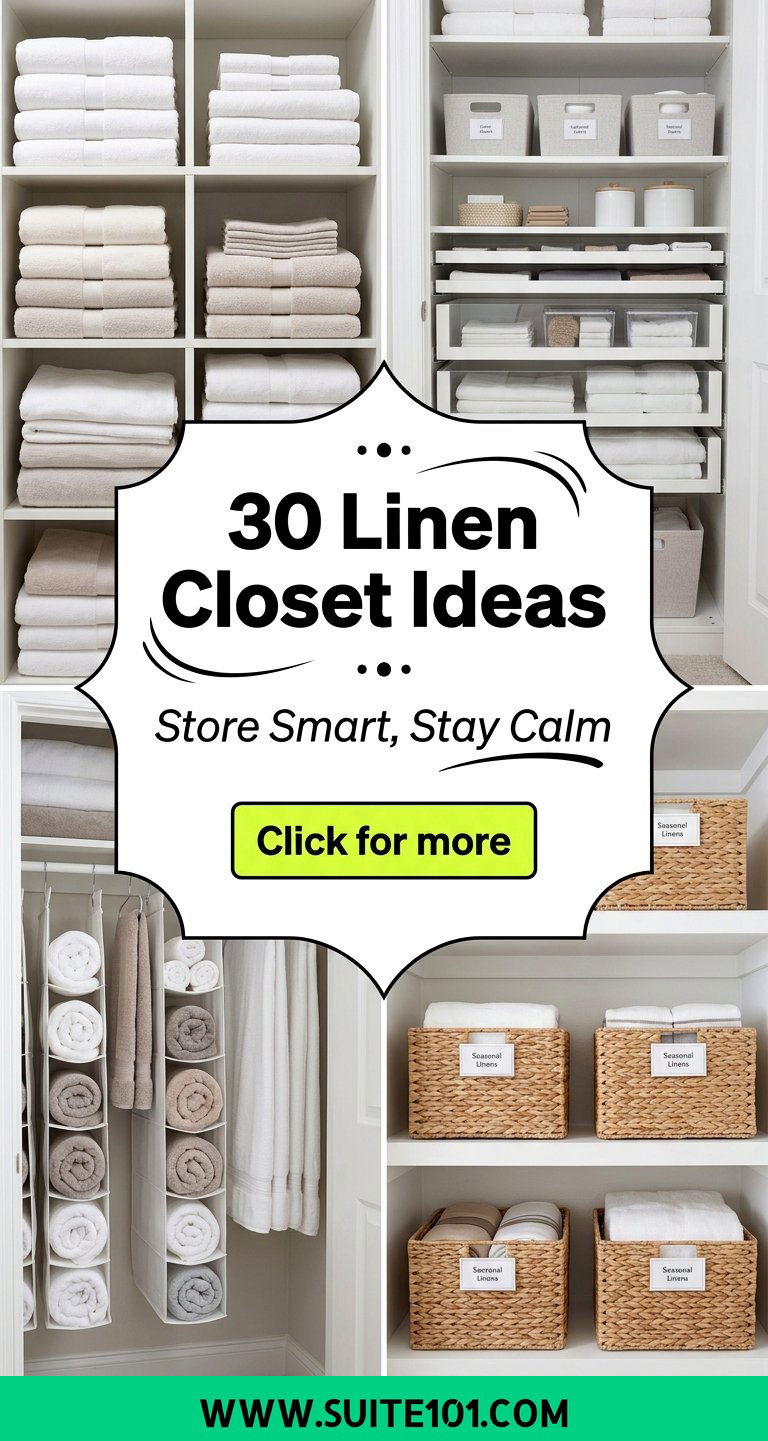30 Linen Closet Ideas to Maximize Storage Without Clutter - 30 Linen Closet Ideas to Maximize Storage Without Clutter