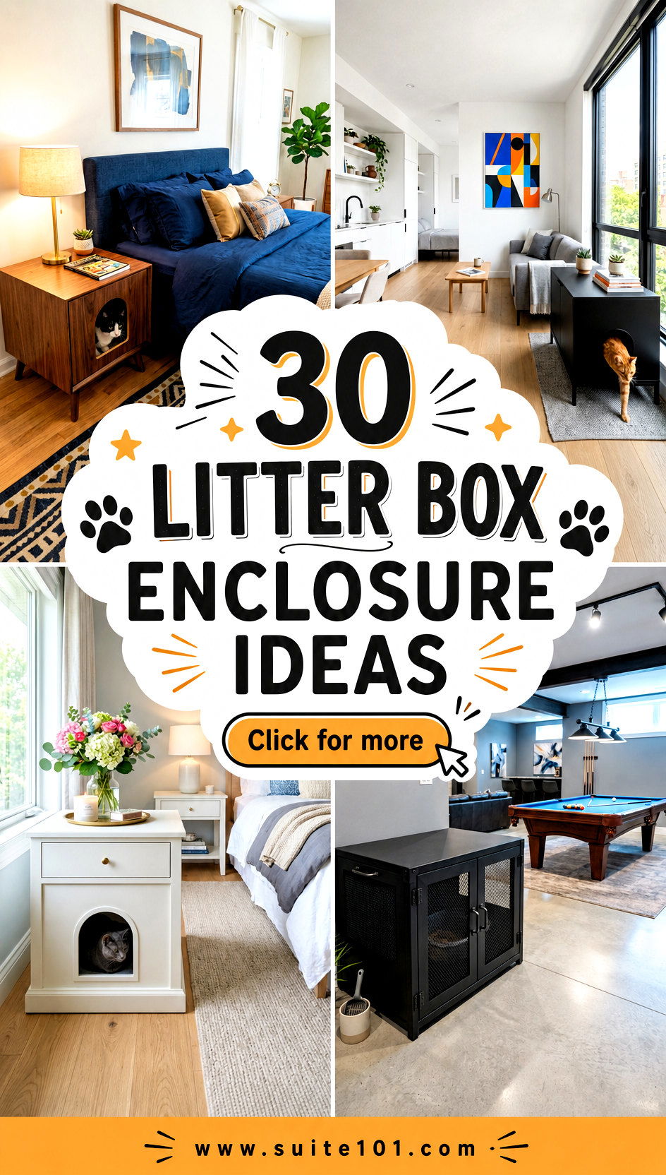 30 Litter Box Enclosure Ideas for a Cleaner Home and Pets - 30 Litter Box Enclosure Ideas for a Cleaner Home (and Pets)
