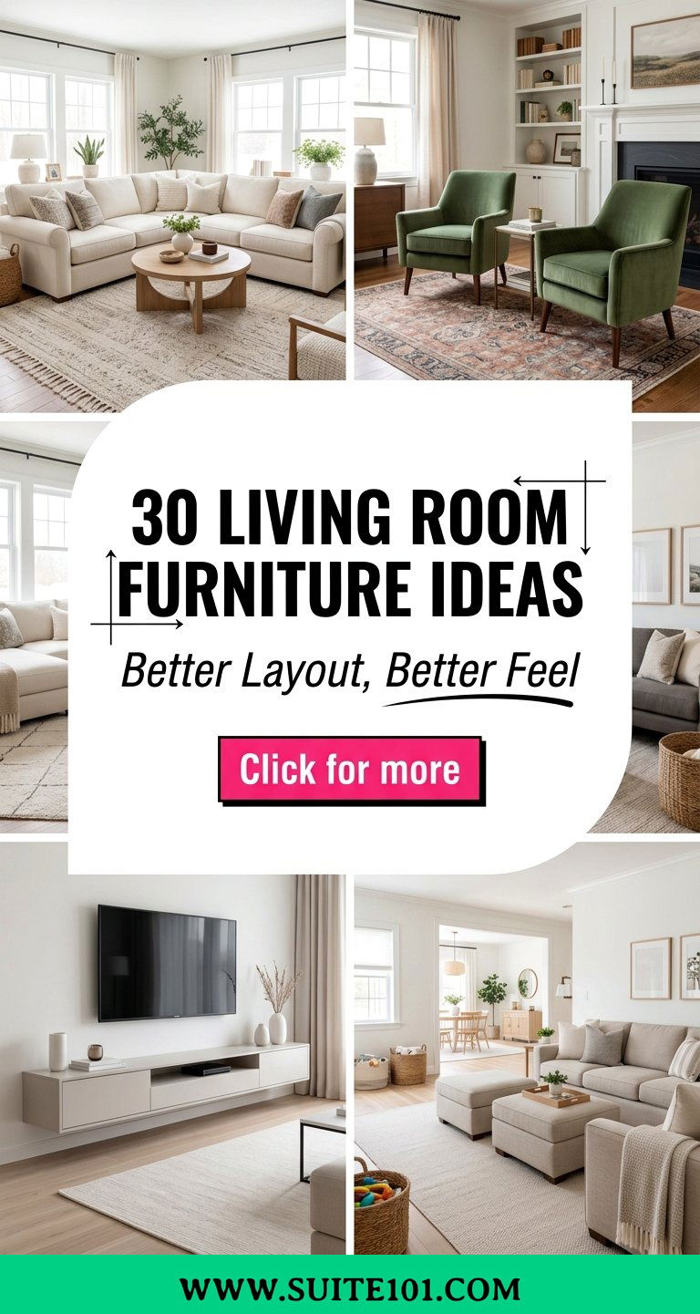 30 Living Room Furniture Ideas for a Better Layout and Feel - 30 Living Room Furniture Ideas for a Better Layout and Feel