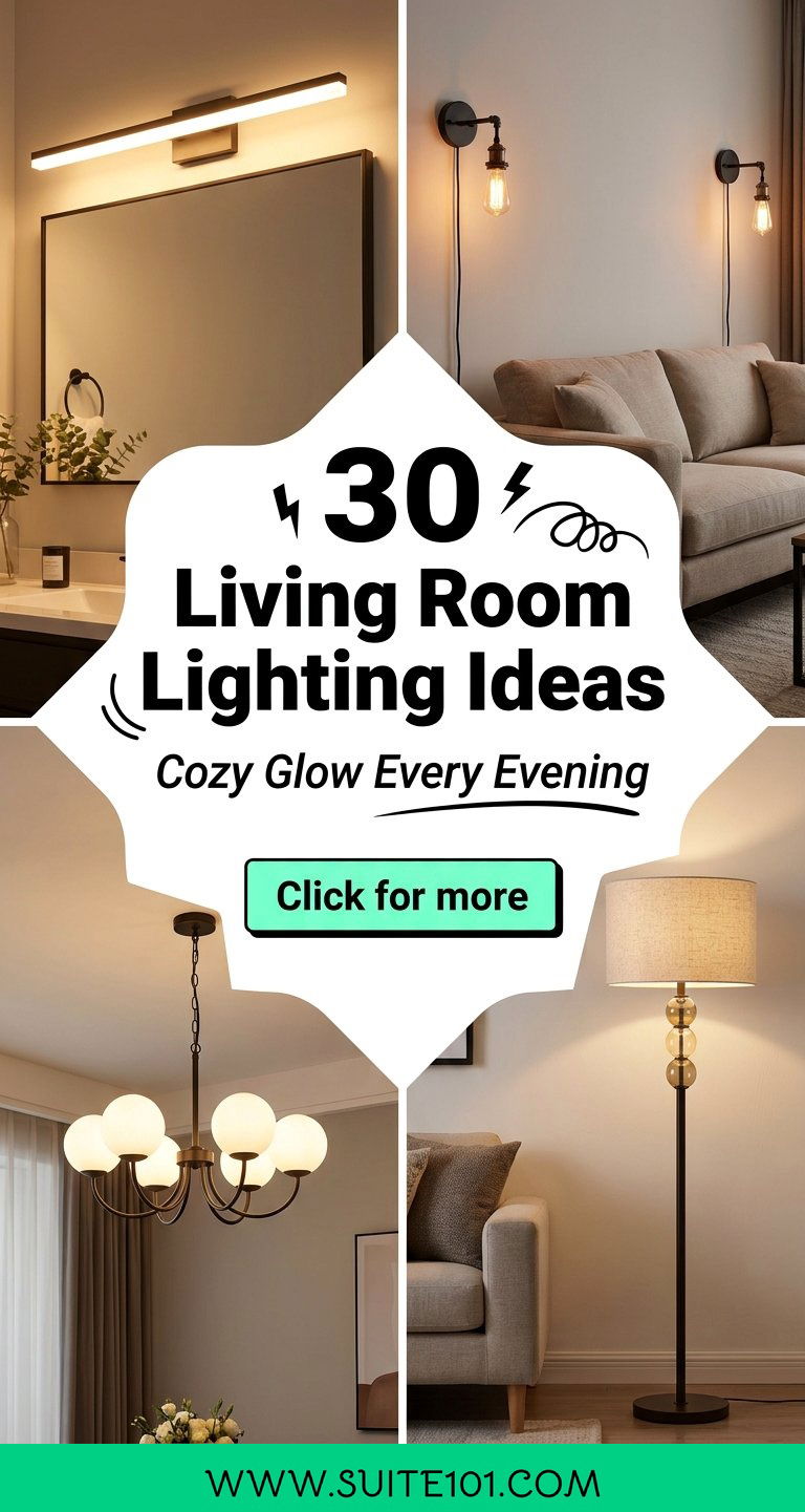 30 Living Room Lighting Ideas for a Cozy Glow Every Evening - 30 Living Room Lighting Ideas for a Cozy Glow Every Evening