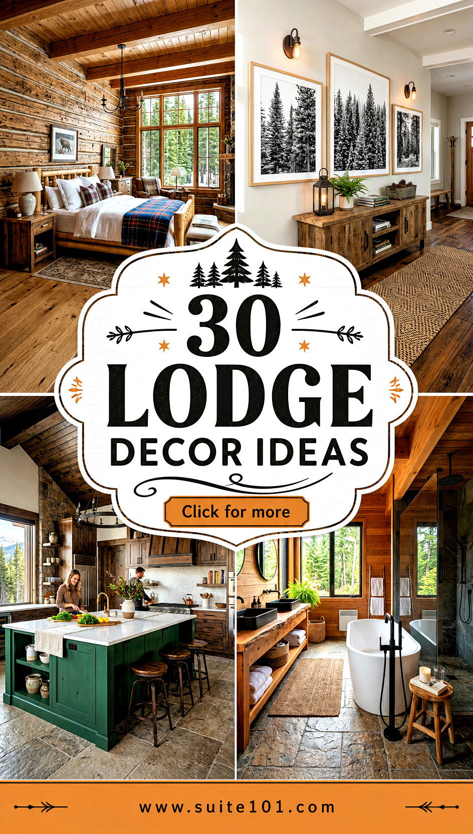 30 Lodge Decor Ideas to Warm Up Your Home With Rustic Charm - 30 Lodge Decor Ideas to Warm Up Your Home With Rustic Charm