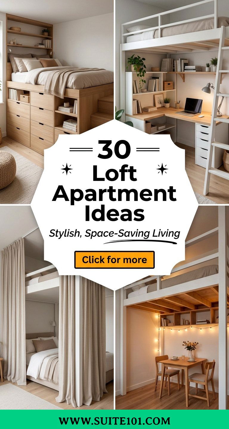 30 Loft Apartment Ideas to Create Stylish Space-Saving Living - 30 Loft Apartment Ideas to Create Stylish Space-Saving Living