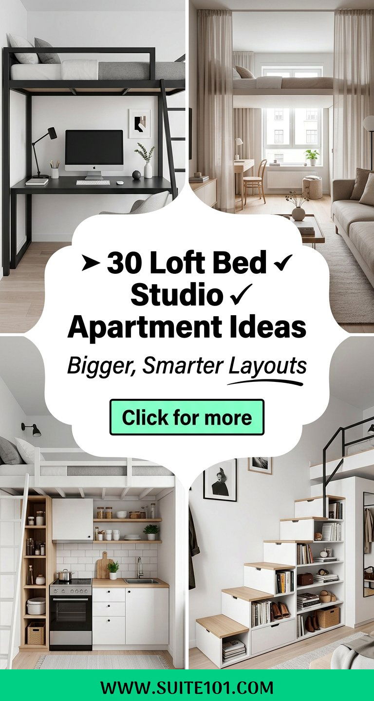 30 Loft Bed Studio Apartment Ideas for Bigger Smarter Layouts - 30 Loft Bed Studio Apartment Ideas for Bigger, Smarter Layouts