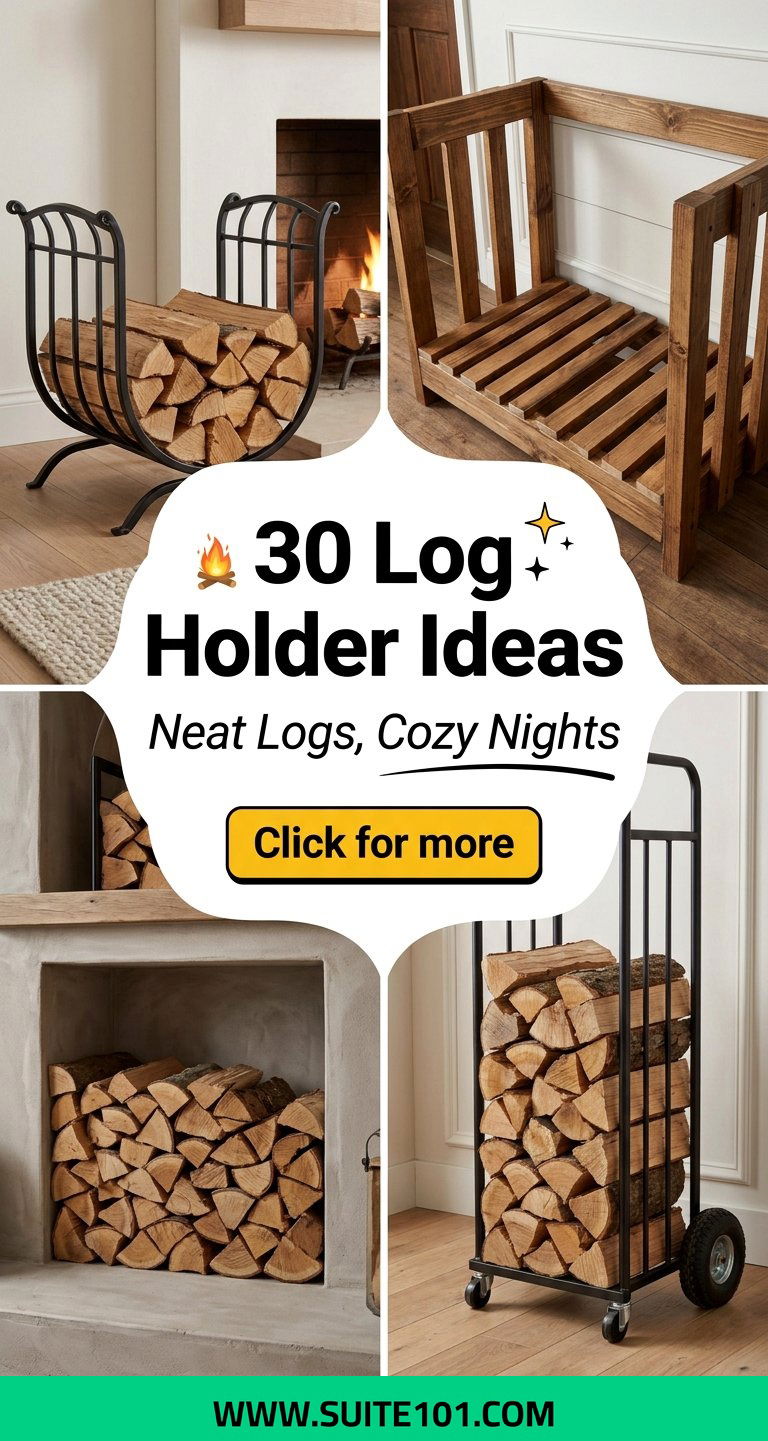 30 Log Holder Ideas to Organize Firewood Neatly by the Hearth - 30 Log Holder Ideas to Organize Firewood Neatly by the Hearth