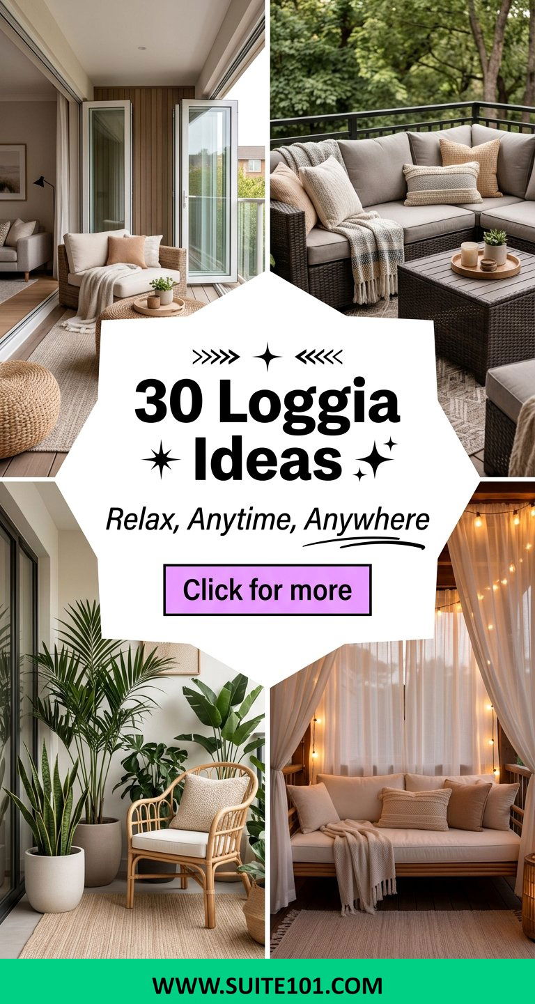 30 Loggia Ideas for Outdoor-Indoor Relaxation in Any Home - 30 Loggia Ideas for Outdoor-Indoor Relaxation in Any Home