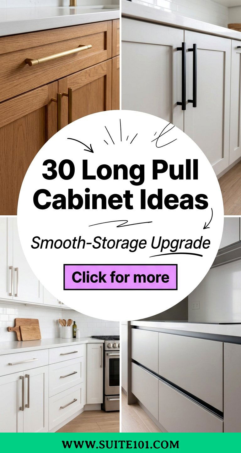 30 Long Pull Cabinet Ideas for Sleek Smooth Storage Upgrades - 30 Long Pull Cabinet Ideas for Sleek, Smooth Storage Upgrades