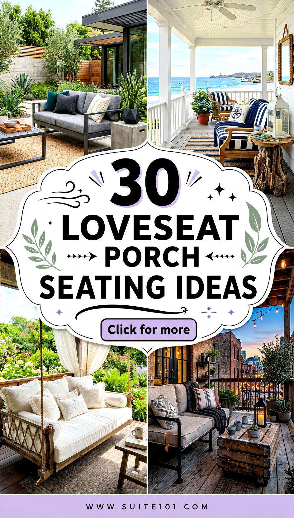 30 Loveseat Porch Seating Ideas for Breezy Outdoor Relaxation - 30 Loveseat Porch Seating Ideas for Breezy Outdoor Relaxation