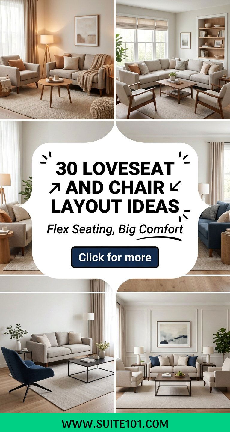 30 Loveseat and Chair Layout Ideas for Cozy Flexible Seating - 30 Loveseat and Chair Layout Ideas for Cozy, Flexible Seating