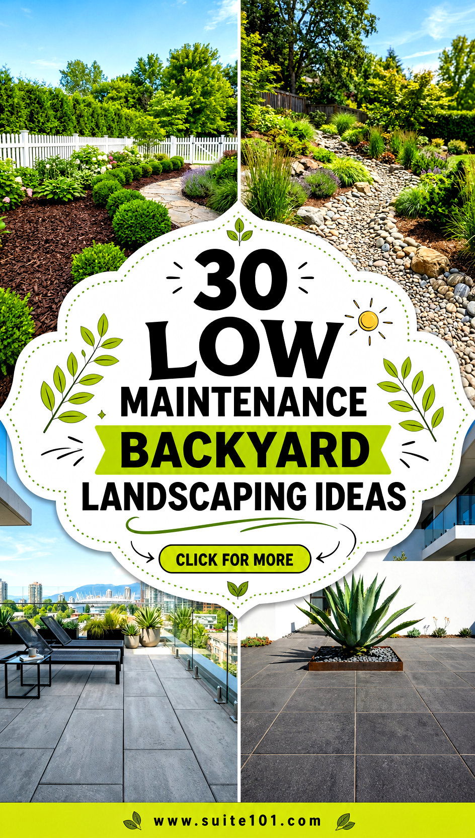 30 Low Maintenance Backyard Landscaping Ideas for Easy Beauty - 30 Low Maintenance Backyard Landscaping Ideas for Easy Beauty