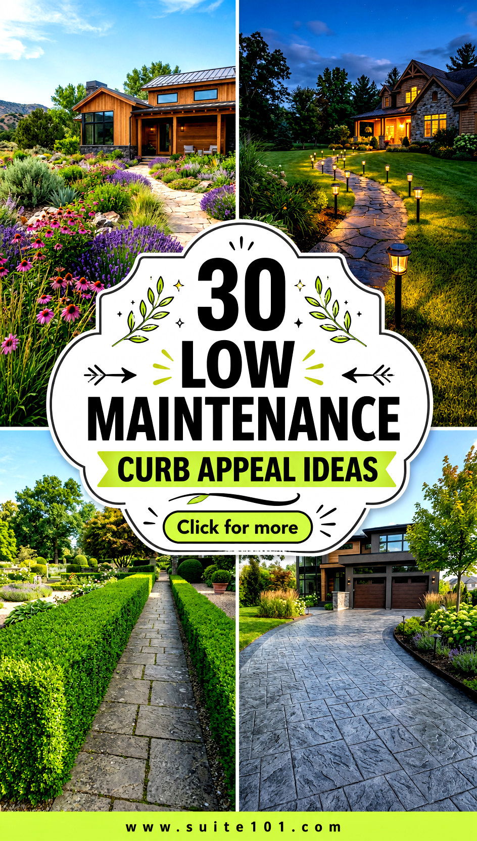 30 Low Maintenance Curb Appeal Ideas That Boost Your Homes Charm - 30 Low Maintenance Curb Appeal Ideas That Boost Your Home's Charm