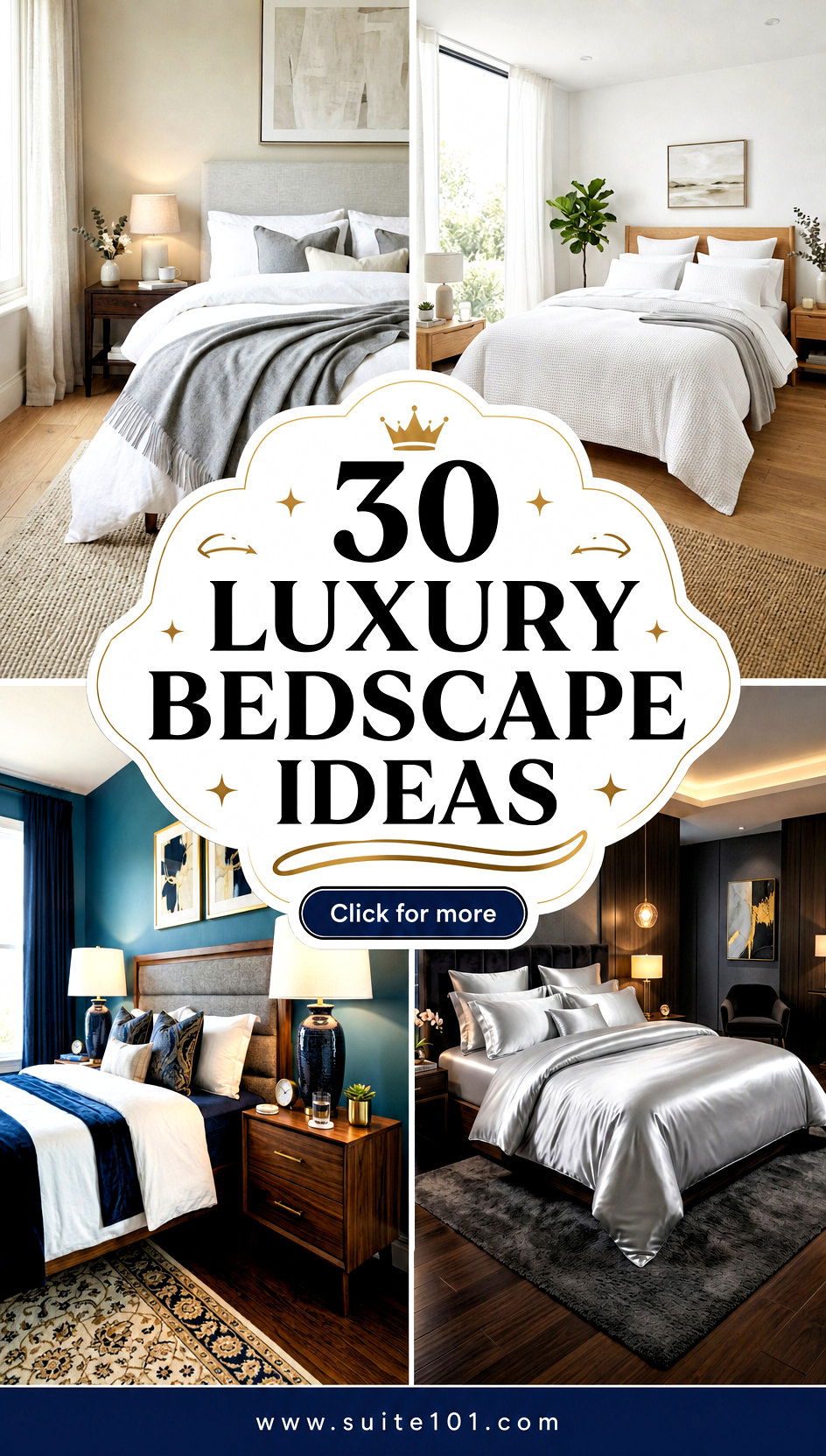 30 Luxury Bedscape Ideas for a Hotel-Like Bedroom Every Night - 30 Luxury Bedscape Ideas for a Hotel-Like Bedroom Every Night