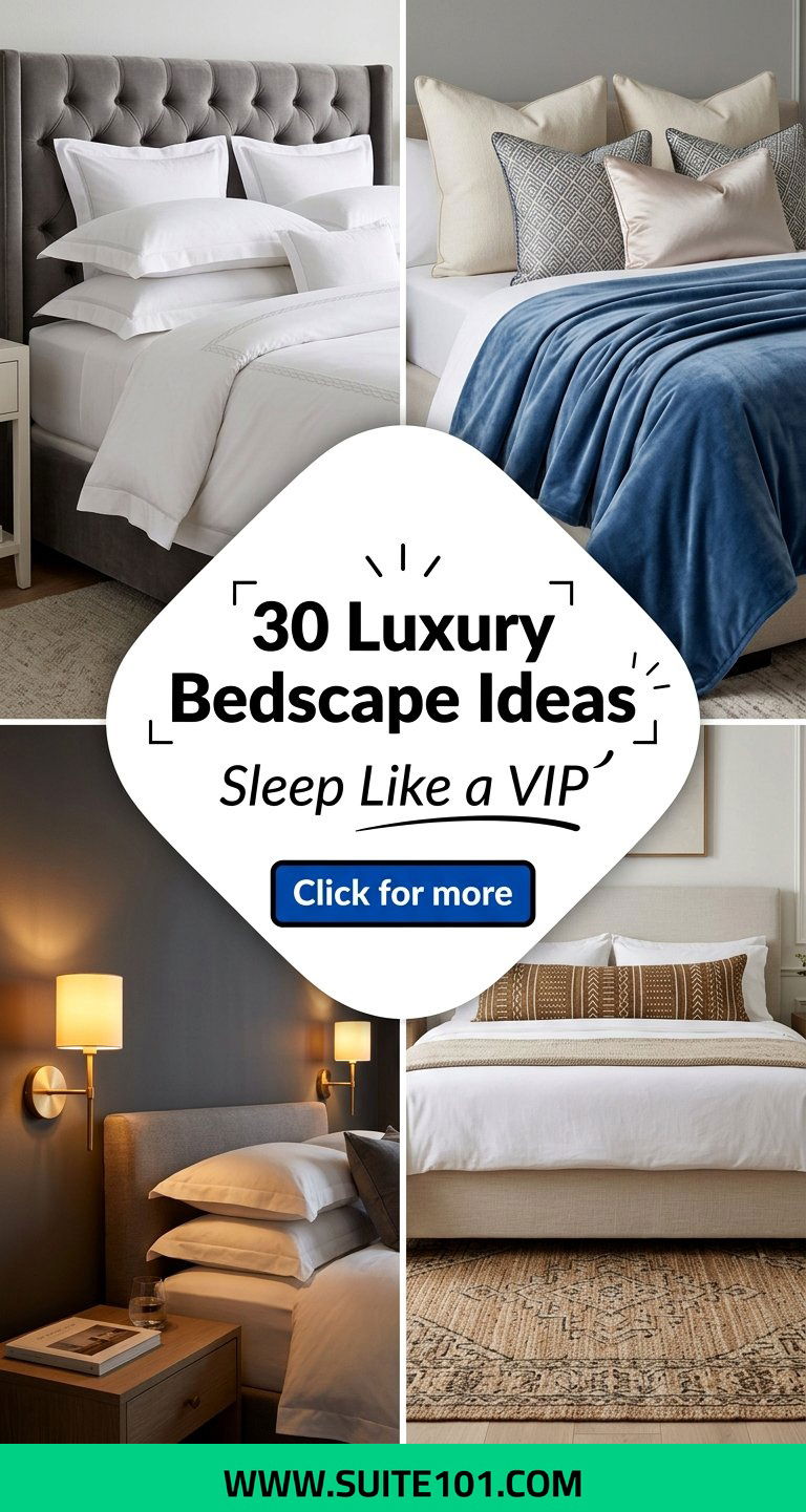 30 Luxury Bedscape Ideas for a Hotel-Like Bedroom Every Night - 30 Luxury Bedscape Ideas for a Hotel-Like Bedroom Every Night
