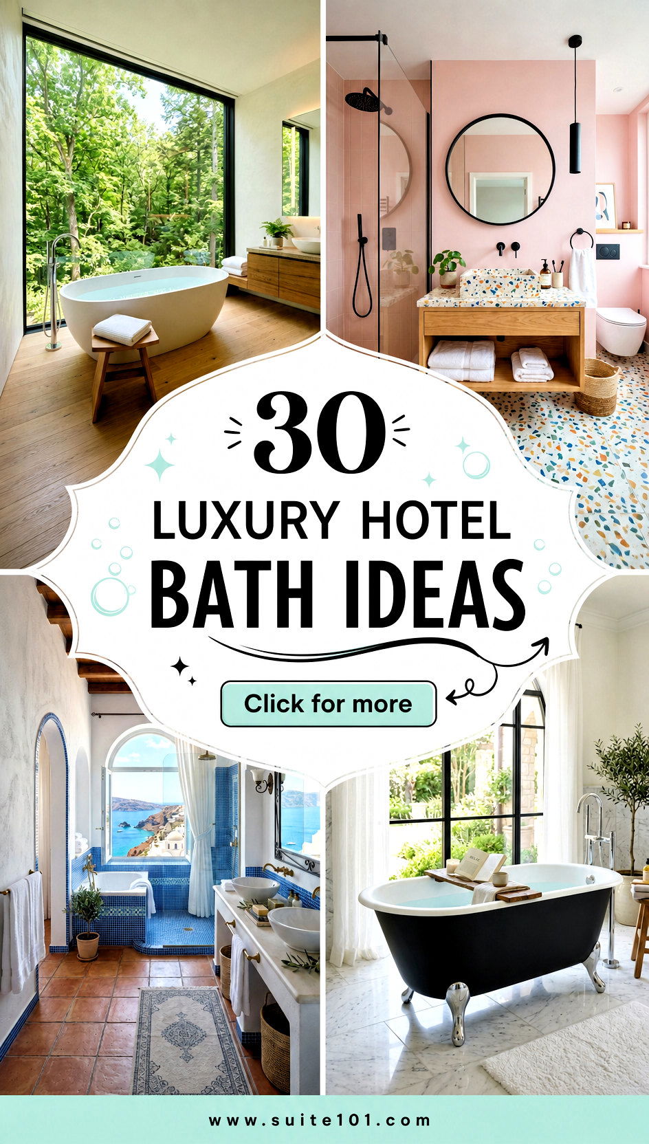 30 Luxury Hotel Bath Ideas for a Spa-Like Bathroom At Home - 30 Luxury Hotel Bath Ideas for a Spa-Like Bathroom At Home