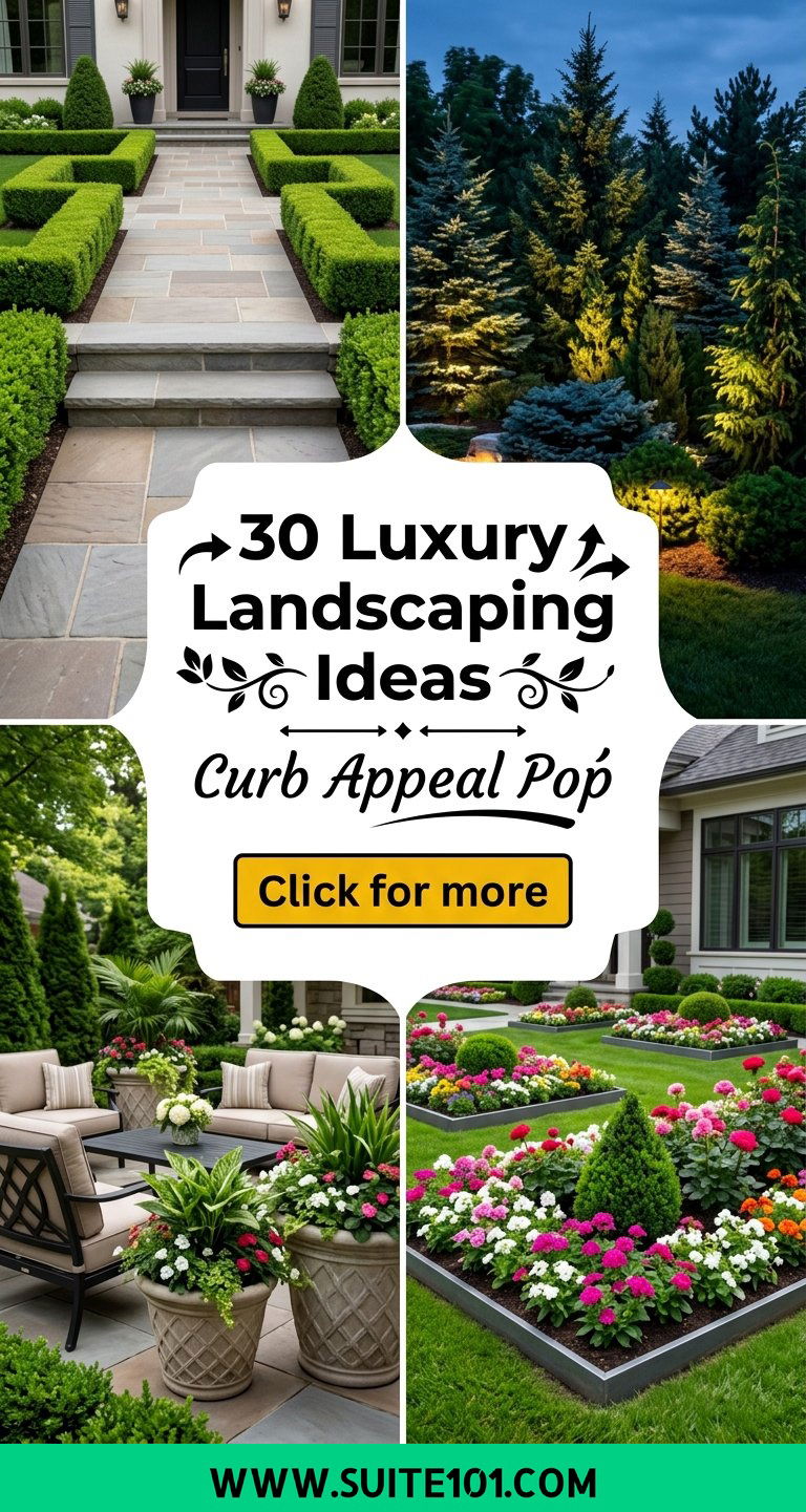 30 Luxury Landscaping Ideas That Make Your Curb Appeal Pop - 30 Luxury Landscaping Ideas That Make Your Curb Appeal Pop