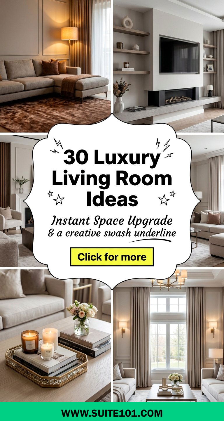 30 Luxury Living Room Ideas That Instantly Upgrade Your Space - 30 Luxury Living Room Ideas That Instantly Upgrade Your Space