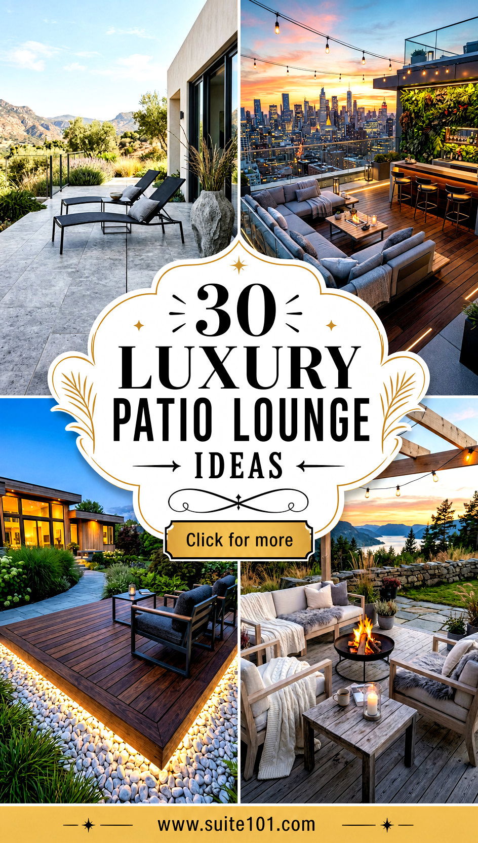 30 Luxury Patio Lounge Ideas for Resort-Style Relaxation at Home - 30 Luxury Patio Lounge Ideas for Resort-Style Relaxation at Home