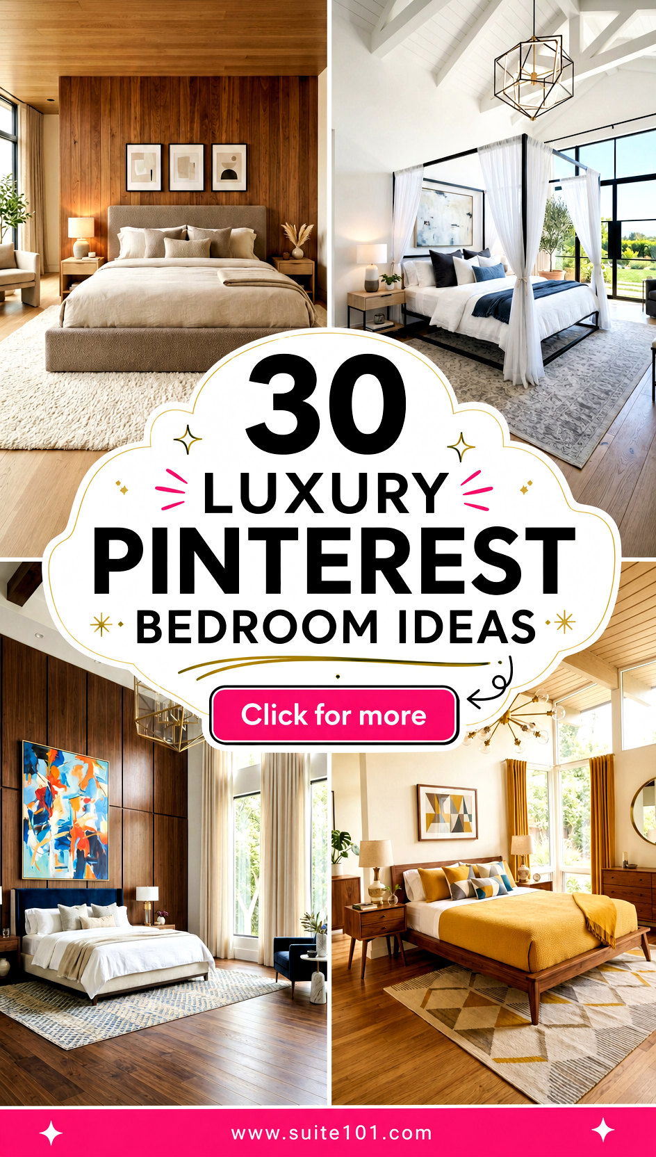 30 Luxury Pinterest Bedroom Ideas for a Dreamy Elevated Look - 30 Luxury Pinterest Bedroom Ideas for a Dreamy Elevated Look
