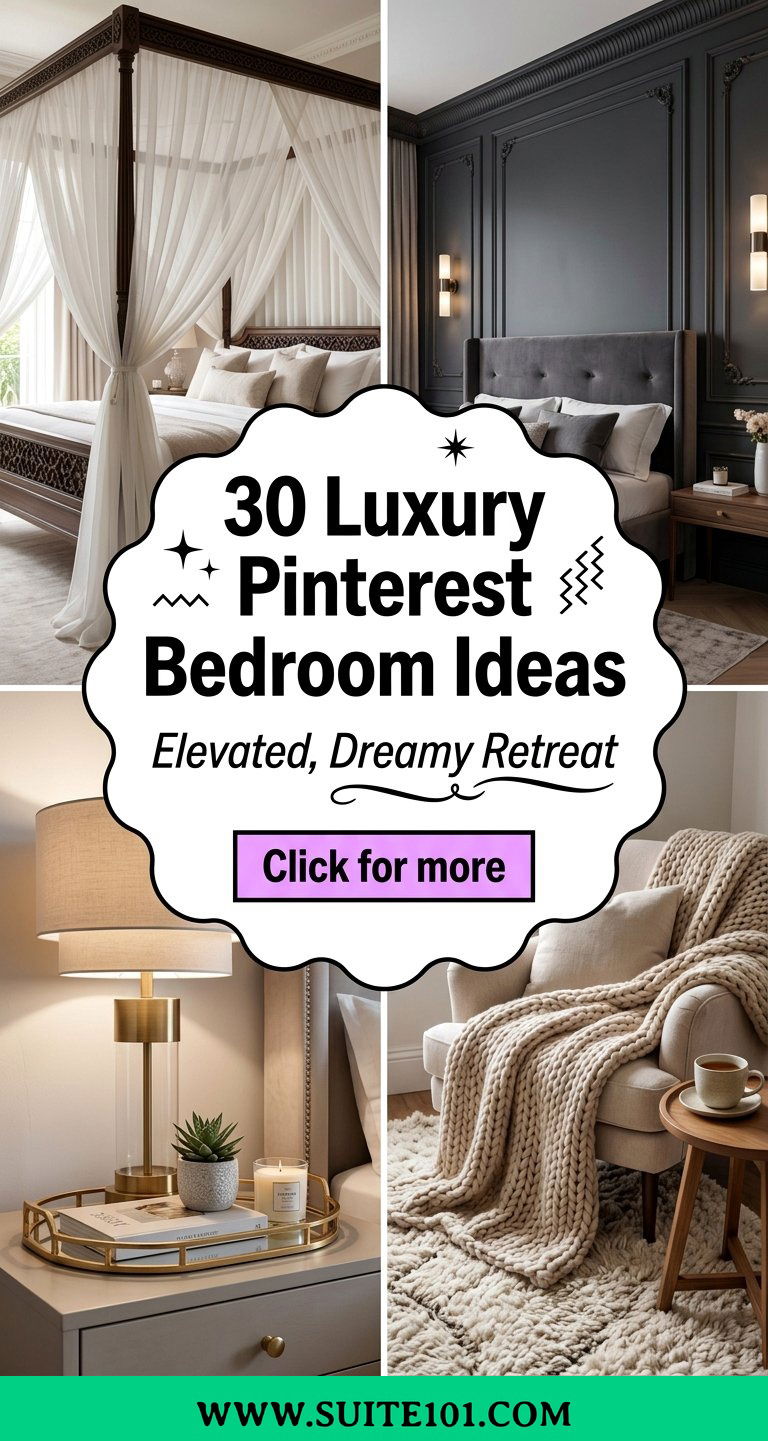 30 Luxury Pinterest Bedroom Ideas for a Dreamy Elevated Look - 30 Luxury Pinterest Bedroom Ideas for a Dreamy Elevated Look
