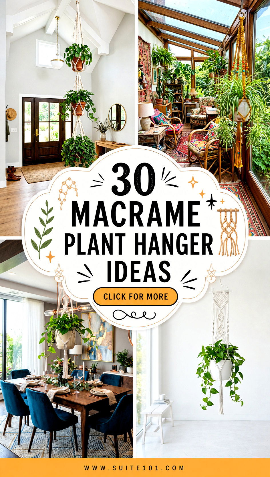 30 Macrame Plant Hanger Ideas for Boho Hanging Style Today - 30 Macrame Plant Hanger Ideas for Boho Hanging Style Today