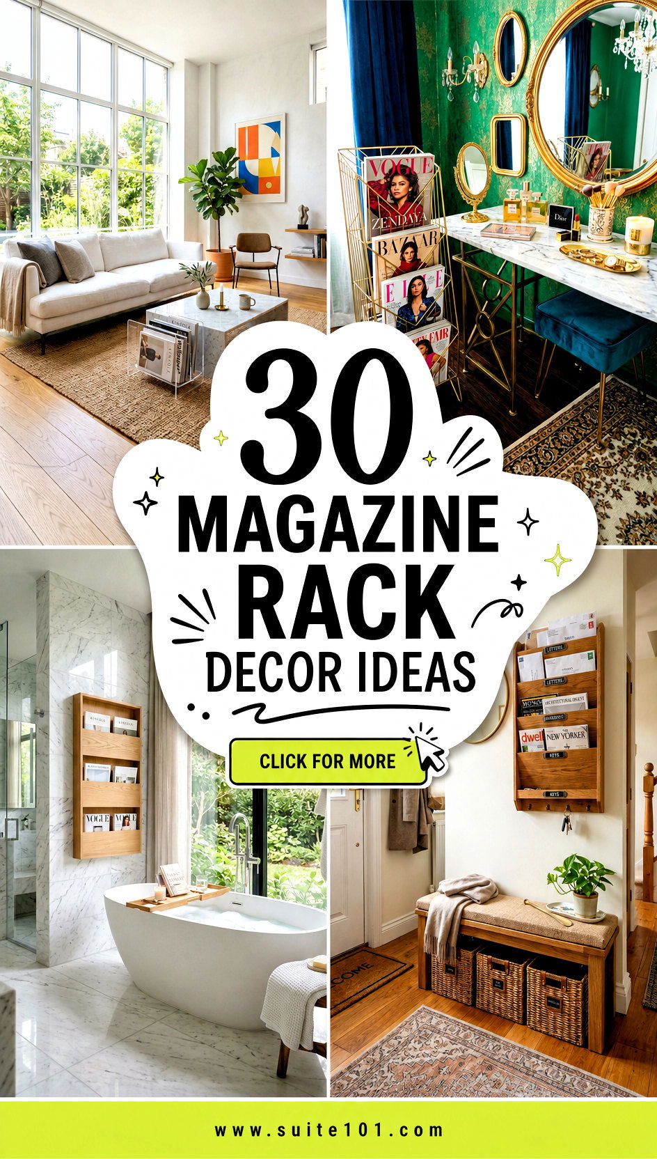 30 Magazine Rack Decor Ideas to Keep Style and Clutter Off - 30 Magazine Rack Decor Ideas to Keep Style and Clutter Off