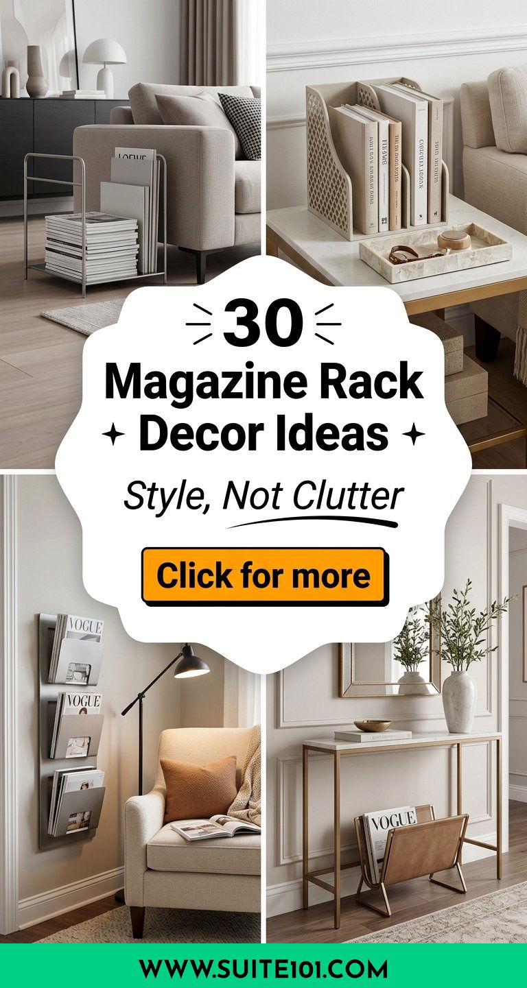 30 Magazine Rack Decor Ideas to Keep Style and Clutter Off - 30 Magazine Rack Decor Ideas to Keep Style and Clutter Off