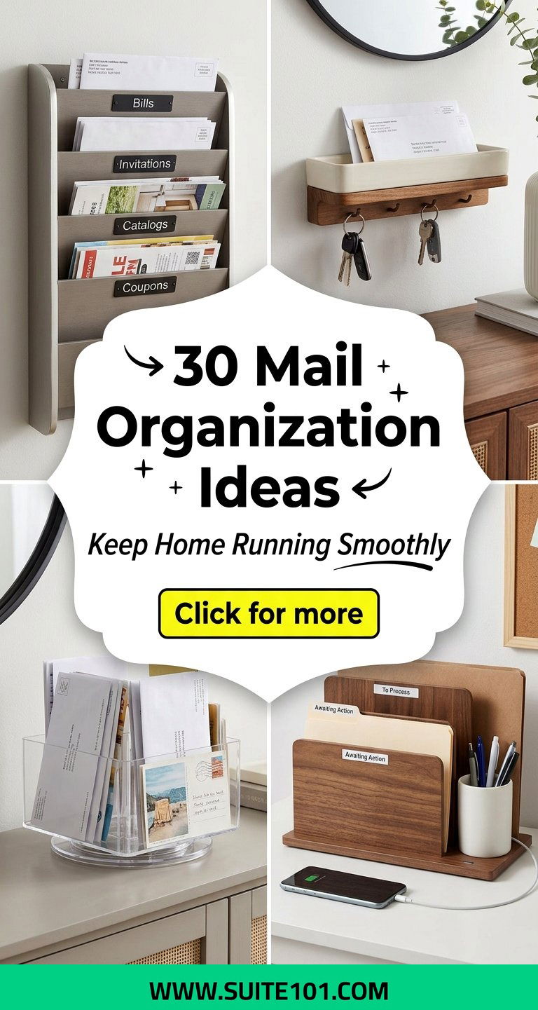 30 Mail Organization Ideas to Keep Your Home Running Smoothly - 30 Mail Organization Ideas to Keep Your Home Running Smoothly