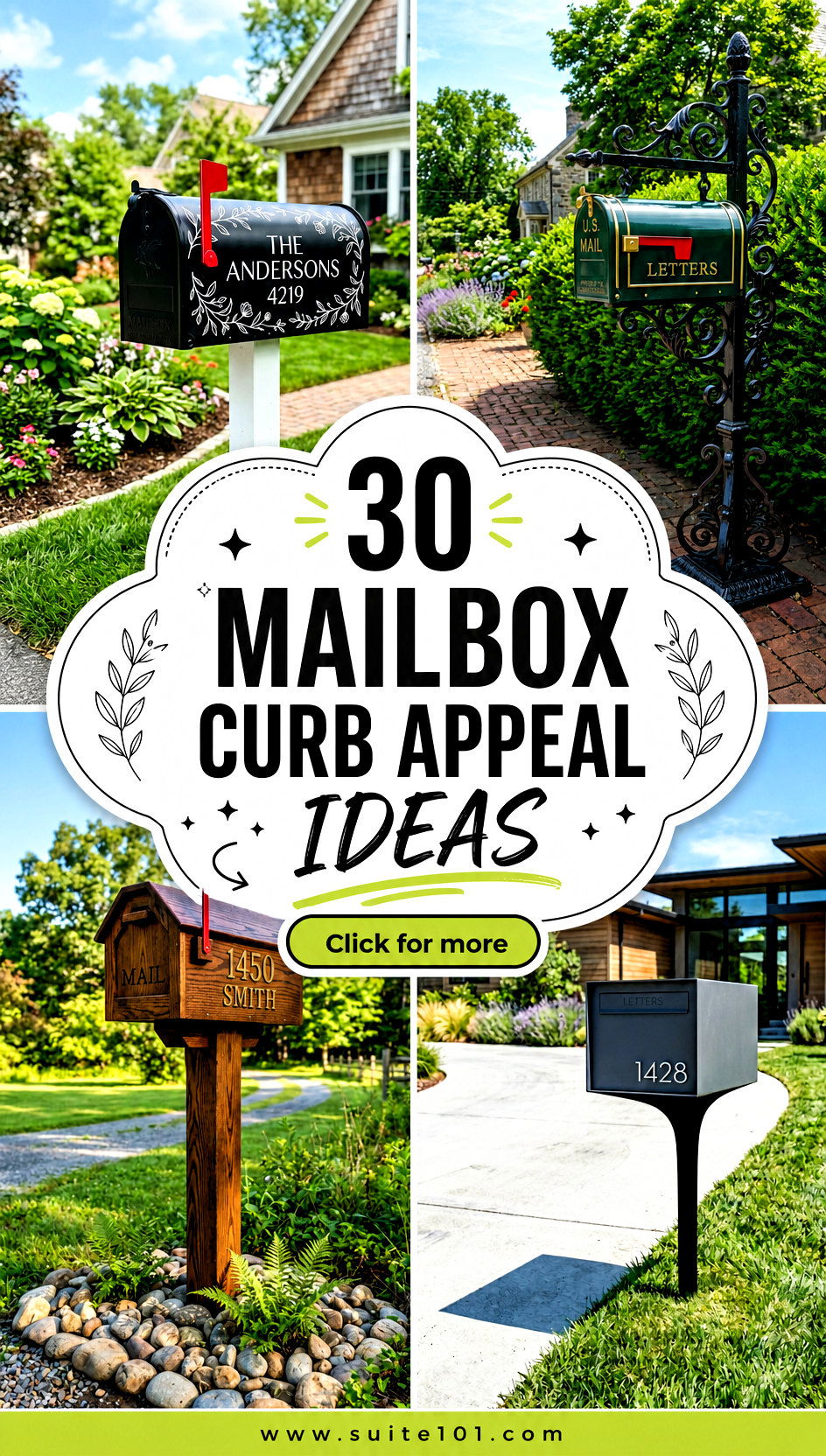 30 Mailbox Curb Appeal Ideas That Instantly Wow Guests - 30 Mailbox Curb Appeal Ideas That Instantly Wow Guests