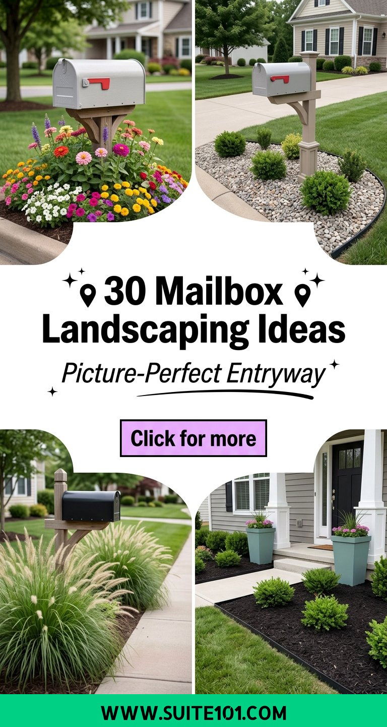 30 Mailbox Landscaping Ideas for a Picture-Perfect Entryway - 30 Mailbox Landscaping Ideas for a Picture-Perfect Entryway