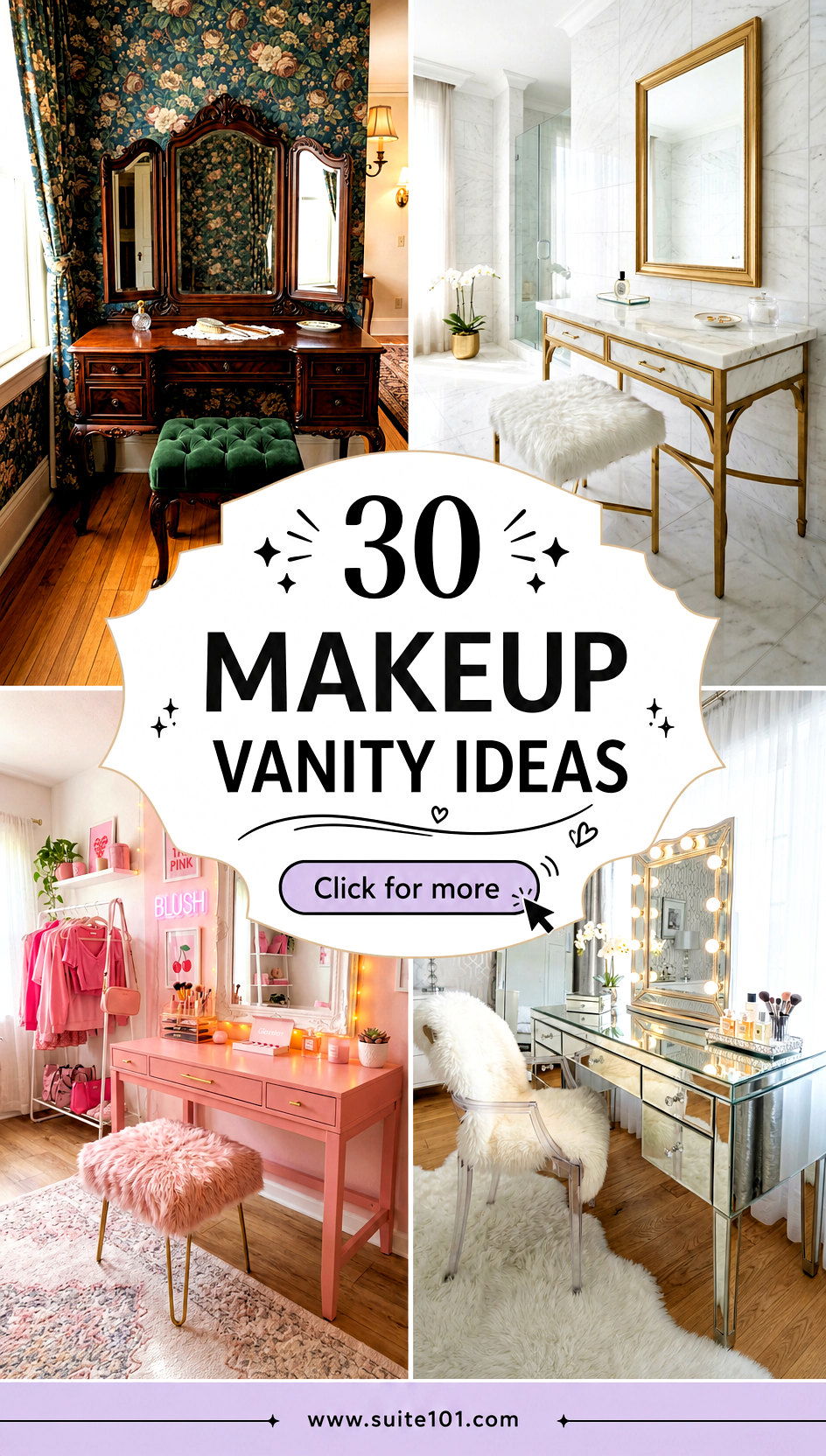 30 Makeup Vanity Ideas to Create Your Dream Beauty Station - 30 Makeup Vanity Ideas to Create Your Dream Beauty Station