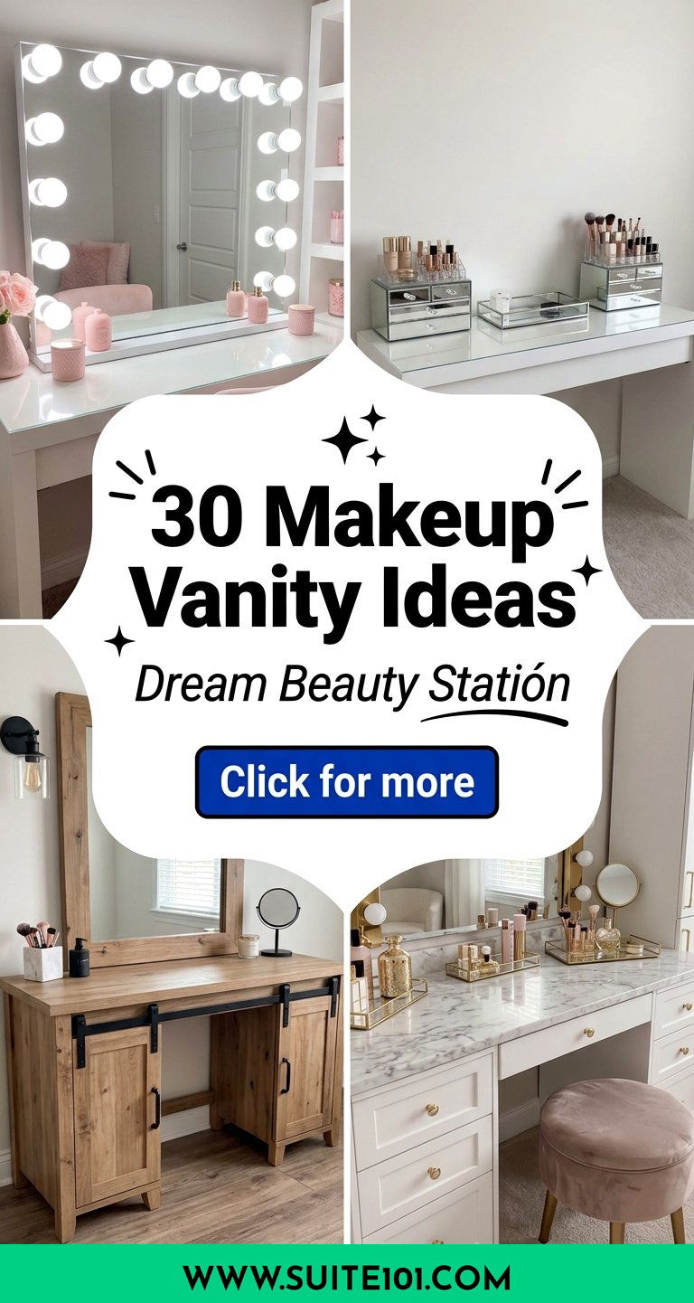 30 Makeup Vanity Ideas to Create Your Dream Beauty Station - 30 Makeup Vanity Ideas to Create Your Dream Beauty Station