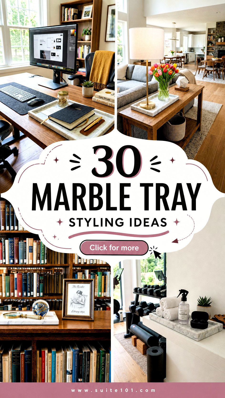30 Marble Tray Styling Ideas for Instantly Elevated Decor - 30 Marble Tray Styling Ideas for Instantly Elevated Decor